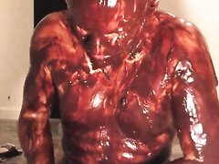 Jerking Off Covered In Nutella