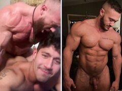 Perfect Muscular Man Poured His Semen Into Another Guy