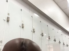 Daddy Showing Off Bbc And Hole In Gym Changing Rooms