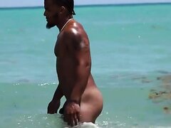 Big Booty Trade Naked On Nude Beach