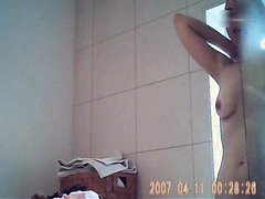 Exposed Wife Feeling Herself While In Shower