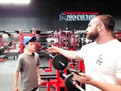 Muscular Alpha Male Slaps Gen Z Tik Toker At Gym