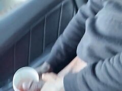 Hung Bro Pissing In His Friends Car