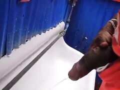 Hung Uncut BBC Pissing Compilation