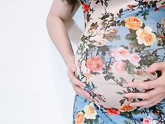 Pregnant Asian Girl Fake Contractions