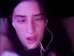 Teen Has Eye Twisting Orgasm On Video Call(sound Delay)