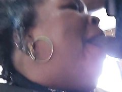 Ebony Bbw Sucking In Shop Pt2