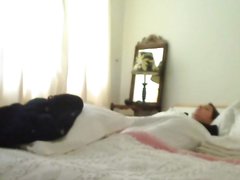 Caught Wife Masturbating In Bed   Video 2