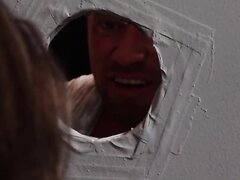 STEPSON CATCHES STEPDAD AT GLORYHOLE, WORKS OUT WELL