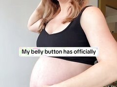 Pregnant Belly Button Reveal