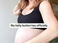 Pregnant Belly Button Reveal