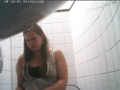 Pregnant Student Quick Piss