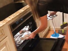 Bottomless Teen Makes Pizza #shorts