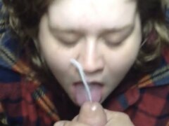 Cute Bbw Gets Plastered