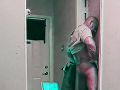 Muscle Str8 Military Top Dumping Load In Gloryhole Slut