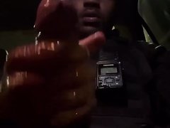 Armed *SECURITY GUARD* Cums