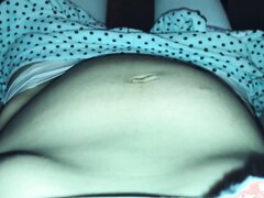 Pregnant Belly Movement Public 5