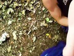 British Chavs Fuck In A Cruising Forest