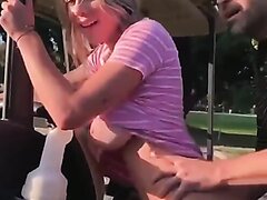 Golf Cart Creampie