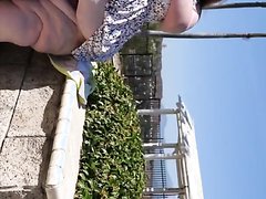 Ssbbw Belly Play Outside