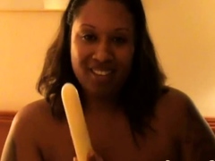 BBW Dildos Her Pussy