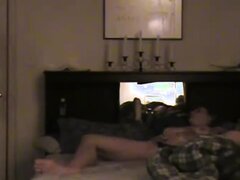 HCM Wife Watching Porn In Bed Rubbing In Panties