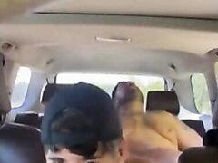 Cock Hungry Twink Takes A Daddy Load In The Back Seat