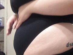 Bbw Playing With Her Belly