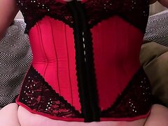 Hot Blonde Bbw Corset