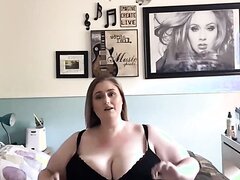 Sexy Extra Jiggly Bbw Does Jumping Jacks & Sit Ups