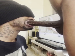 Skinny Black Fag With No Teeth Gums A Bbc   Video 2