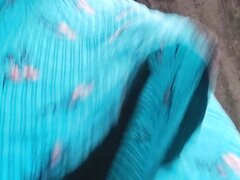 Indian Pregnant Big Ass Wife No Panty Upskirt 2