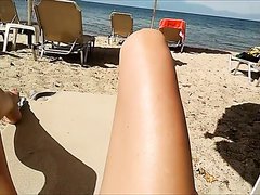 My Wife Is Masturbating On The Beach In Her Bikini In P