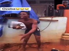 African Thief Stripped And Made To Dance In Public