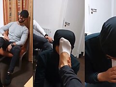 Str8 Alpha God Abusing Fag With His Sweaty Noshow Socks