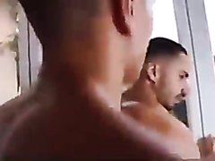 FUCKS HIS BOY HARD WITH HIS GIANT COCK & NICE FACIAL!