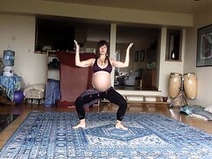 Pregnant Women Dancing