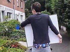 Guy’s Pants Fall Down