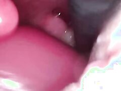 Tiny Inside Mouth During Blowjob