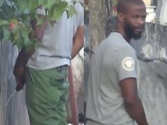 *HUNG* Uncut Jamaican Spied Pissing