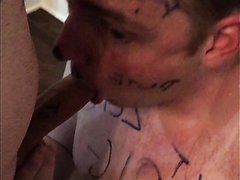 Docile Humiliated Fag Sucks Alpha’s Dick