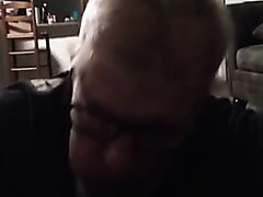 Old White Fag With No Teeth Gums Young Black Cock   Video 2