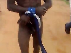 African Thief Punished By Mob