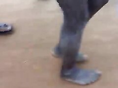 African Thief Punished By Mob