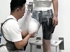 Chinese Amputee Fitting Prosthetic Leg