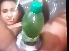 Desi Huge Bottle Insertion