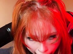 Redhead Sucking & Riding Her BBC!