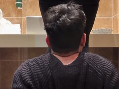 Facesitting While Using My Human Chair In The Bathroom