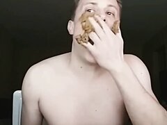 Pig Faggot Cam Sub Eats Shit For Master